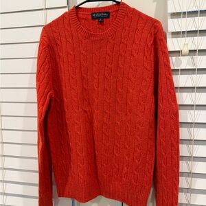 Brooks Brothers Vibrant Red Crewneck Sweater (M)